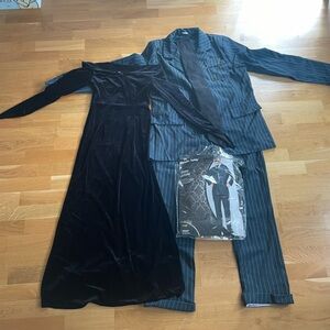 Adams Family Gomez & Morticia Couples Costume